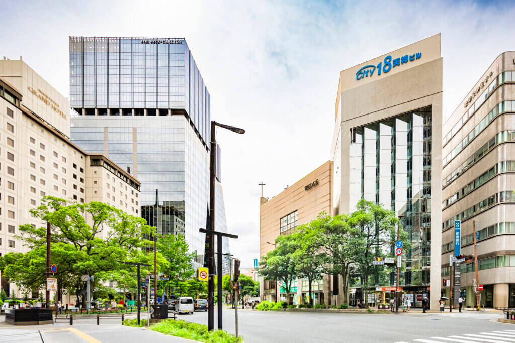 Zero-Ten Park（ゼロテンパーク）天神西通り店 ビル外観｜天神駅徒歩1分のレンタルオフィス・コワーキングスペース