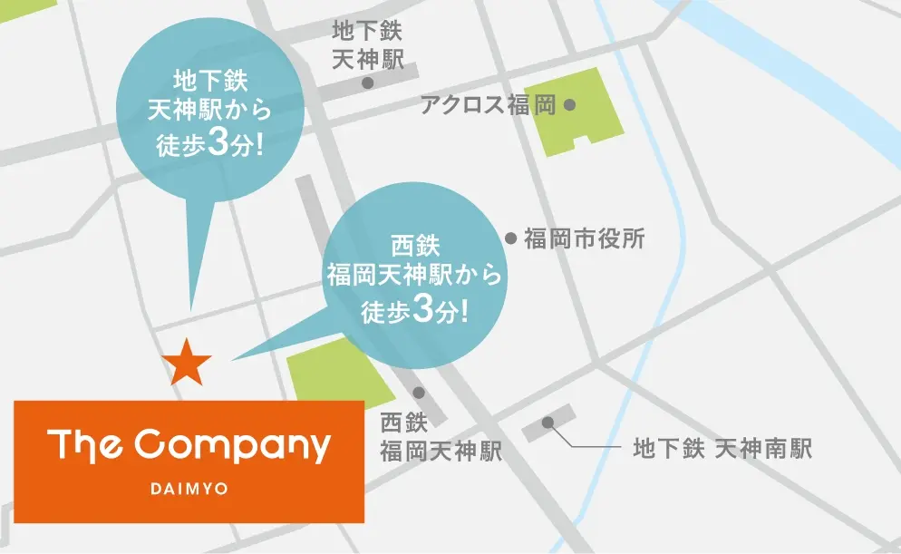 THE Company DAIMYOのマップ