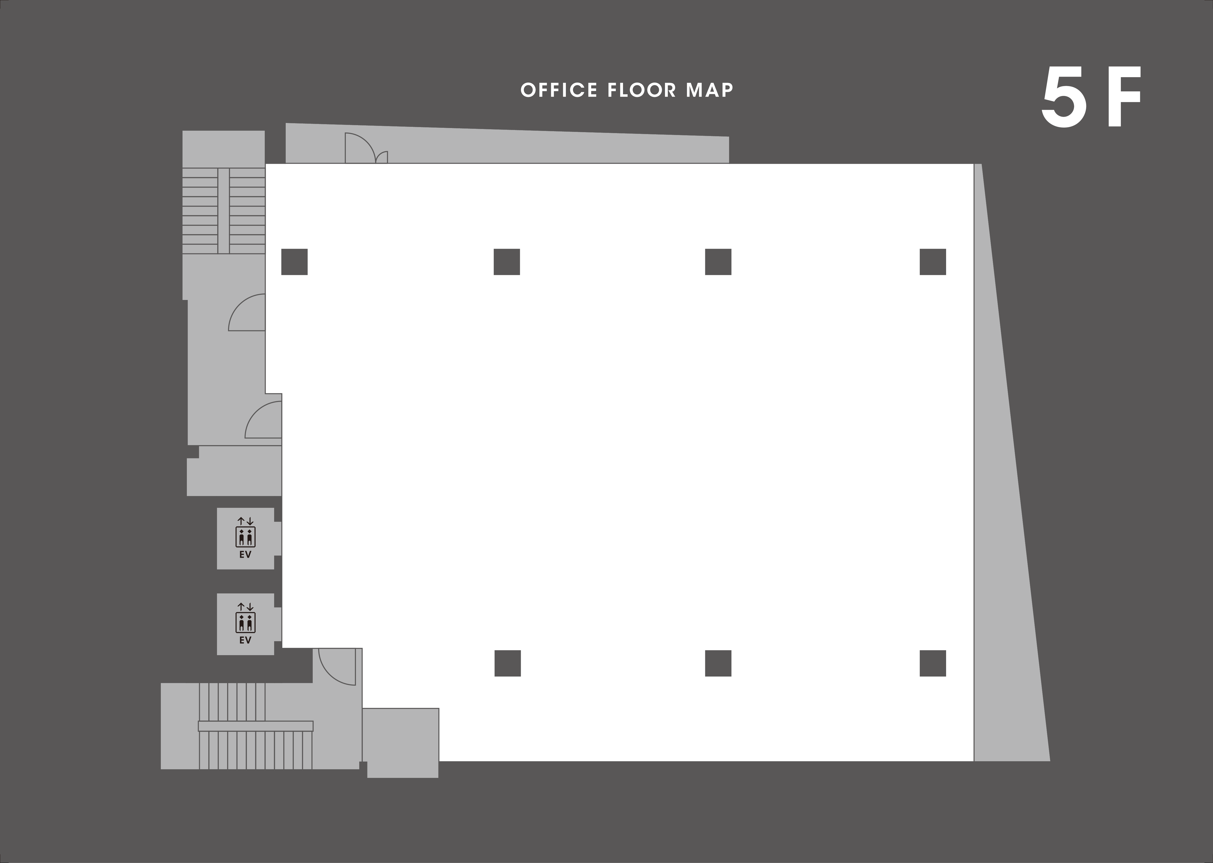 Zero-Ten Park（旧 The Company） 中洲川端店 5F FLOOR MAP