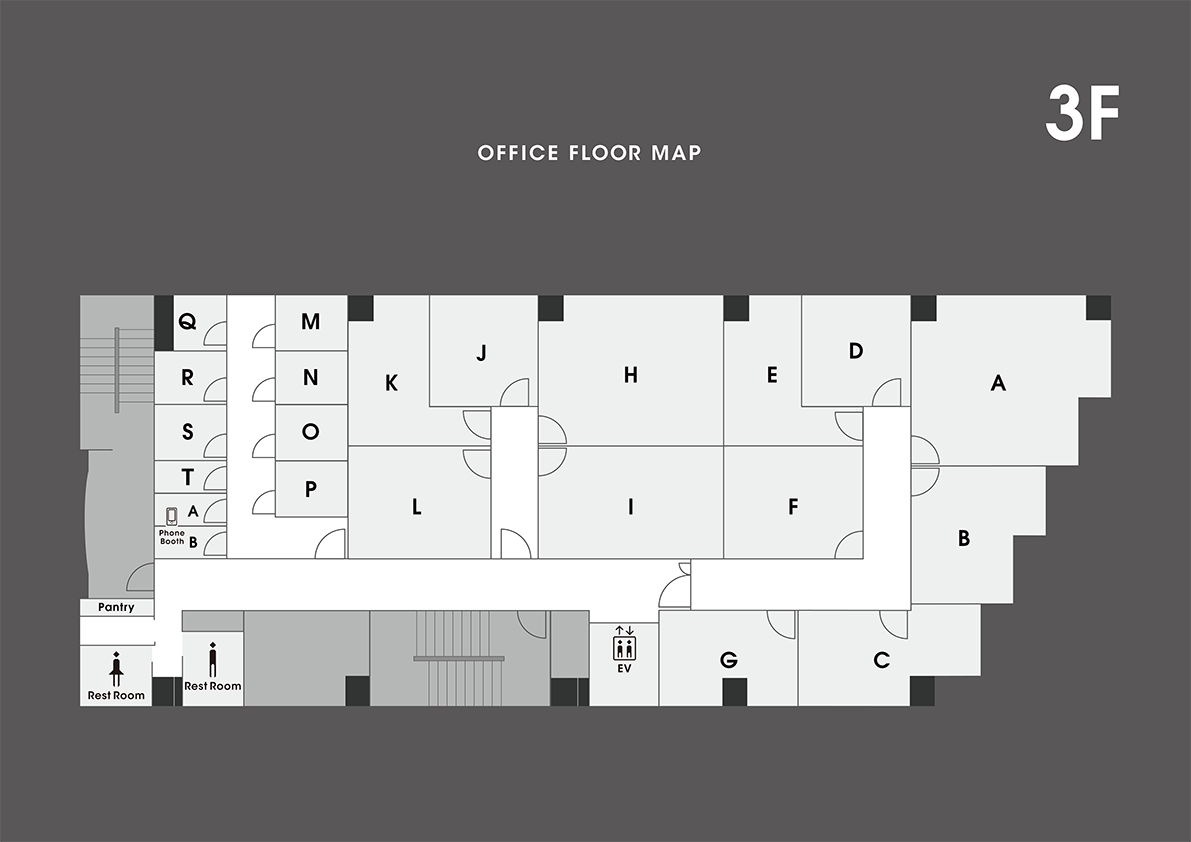 Zero-Ten Park（旧 The Company） 天神西通り店 3F Office Floor