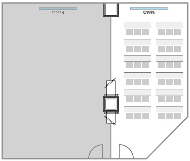 HALL 1レイアウト