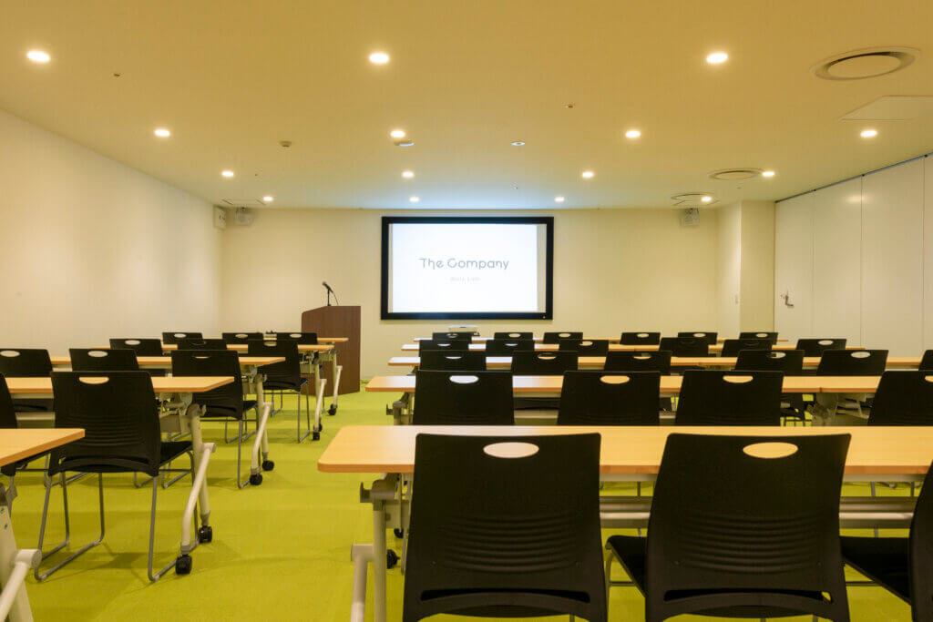 The CompanyHALL 貸し会議室　HALL1 福岡シェアオフィス　コワーキングスペース　博多　天神　貸し会議室