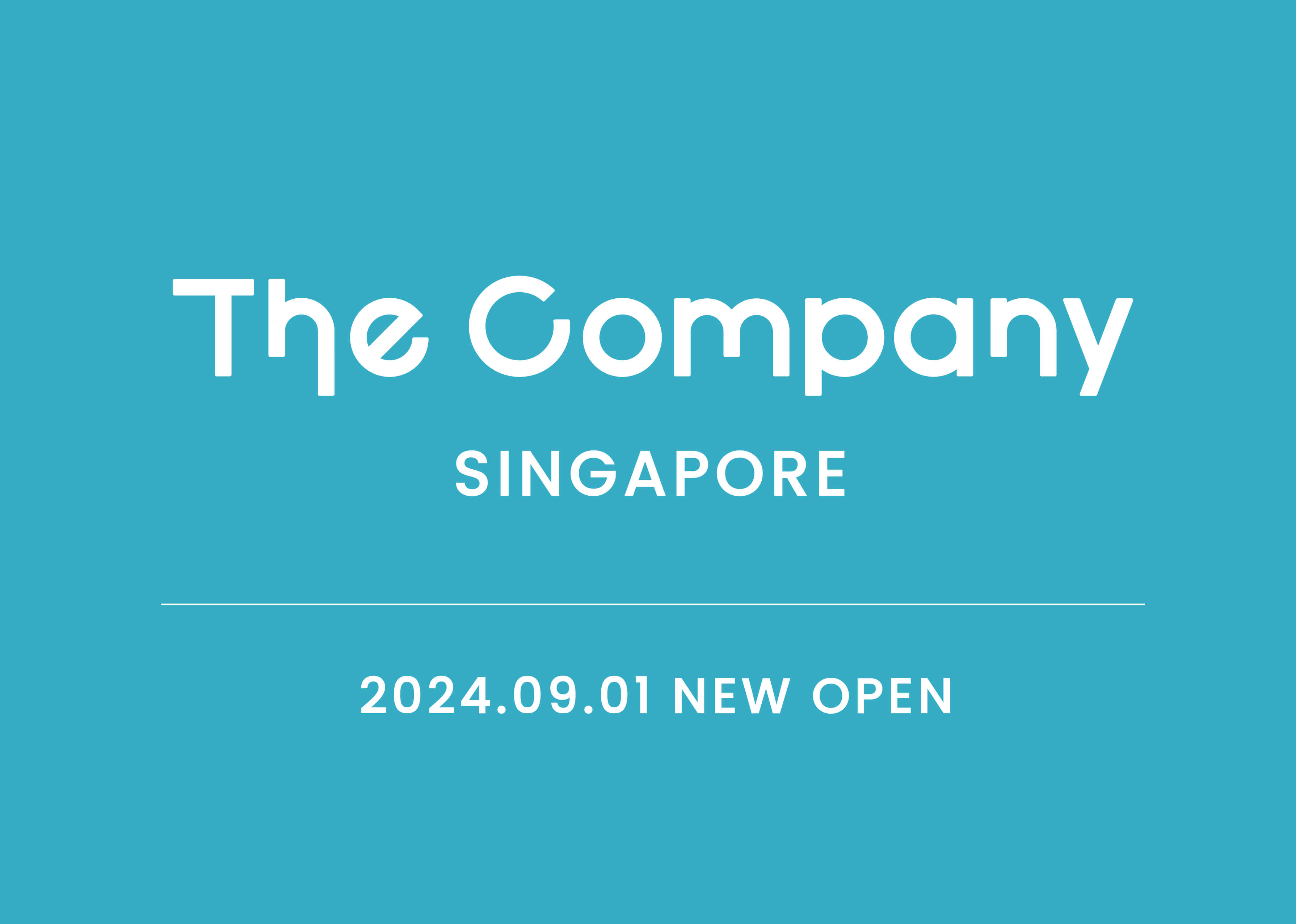 The Company Singapore（ザ・カンパニー シンガポール）2024年9月1日開業