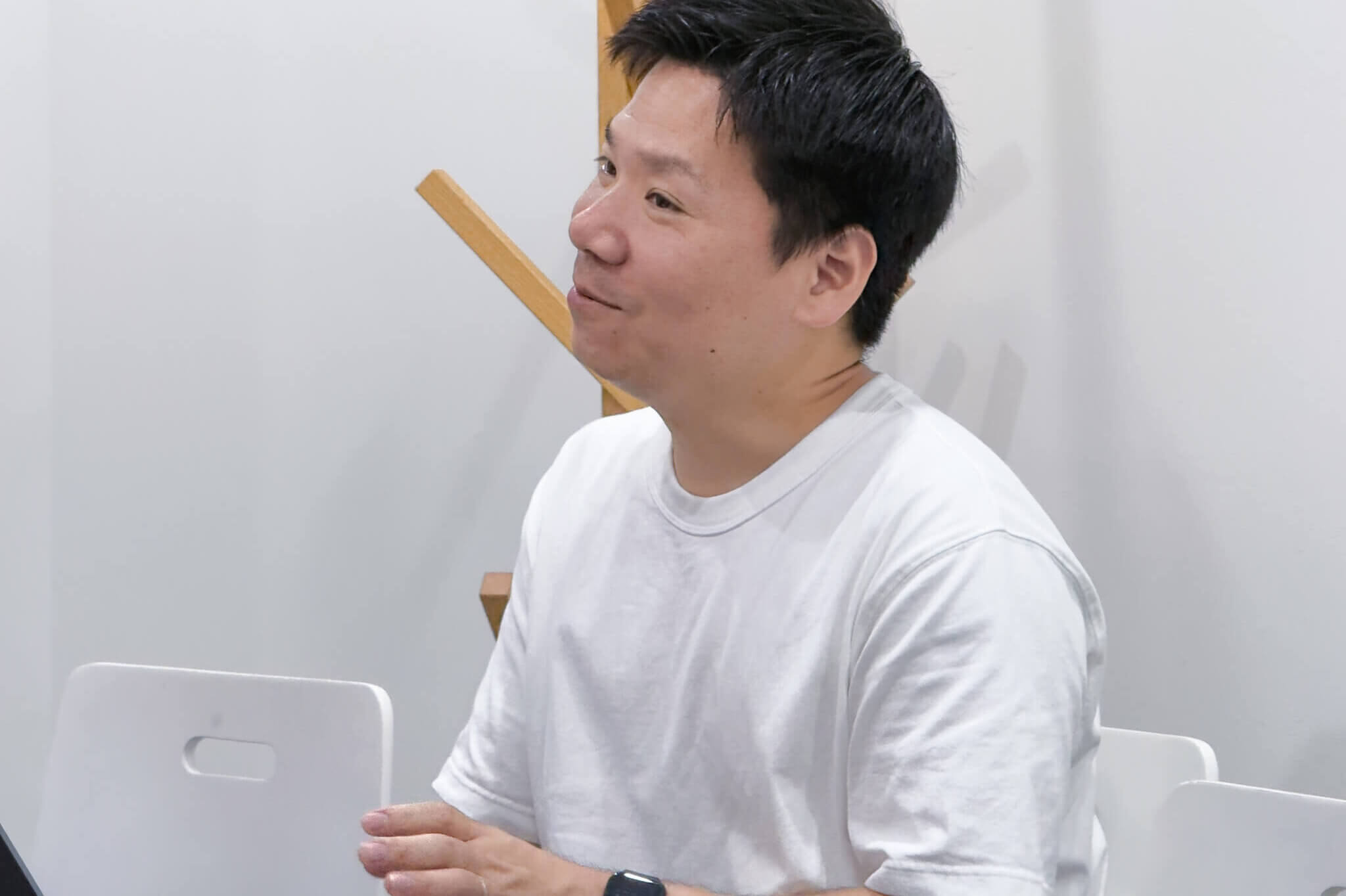 インタビュー風景　株式会社IPPO 上田さん