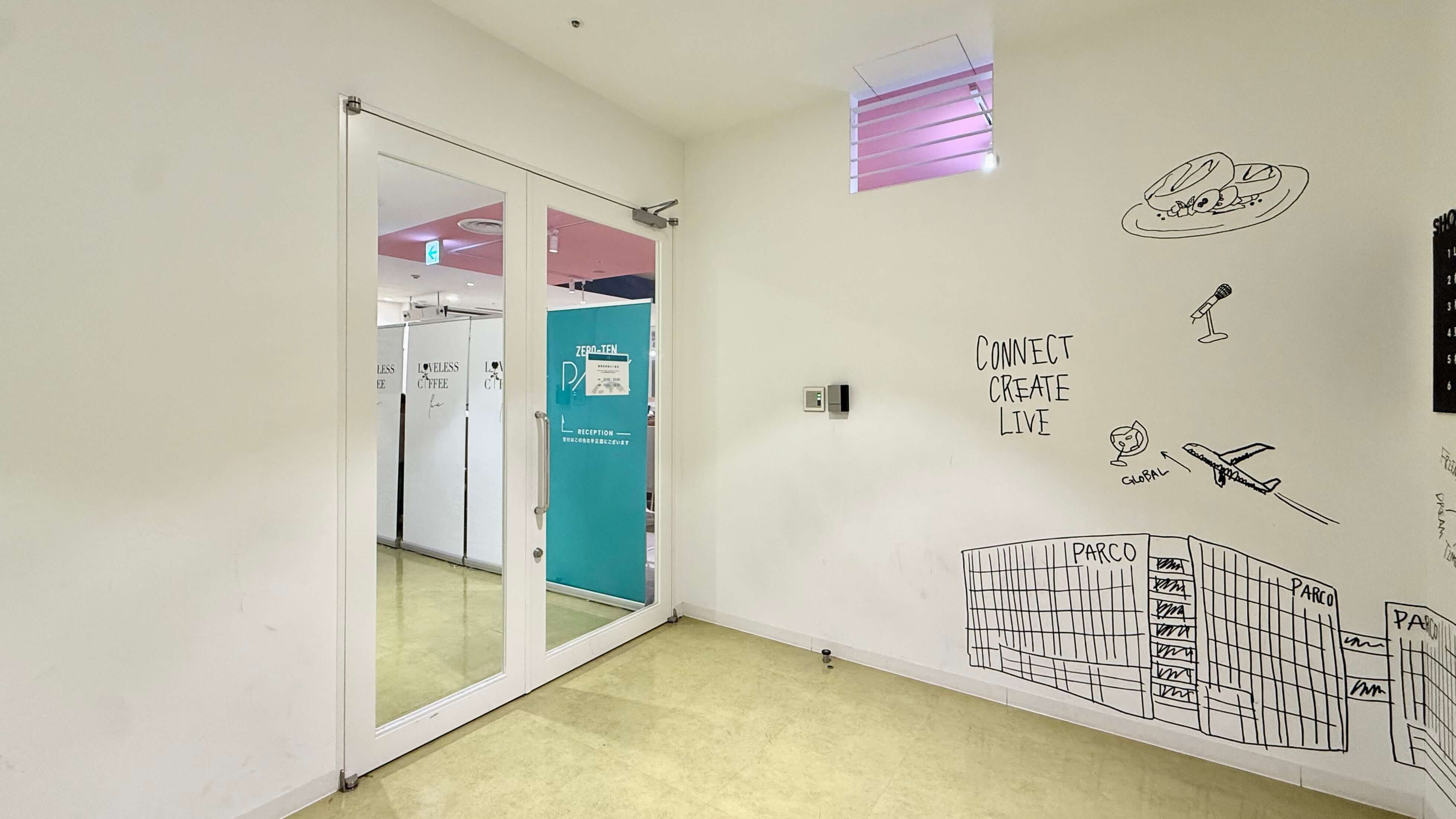 Zero-Ten Park（旧 The Company）福岡PARCO店へのアクセス｜新館5階　エレベーターホール